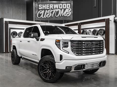 New 2023 Gmc Sierra 1500 Denali 35in Lift 22in Vossen Wheels Toyo Tires Black Out