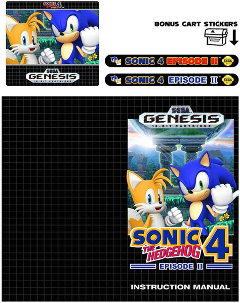 Sonic The Hedgehog 4 Sega Genesis Cases On Behance