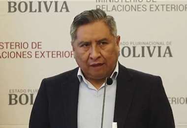 Canciller informa que EEUU solicitó la extradición de Dávila tras