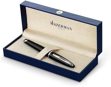 Waterman Carène Black Sea stylo plume noir ultra brillant avec