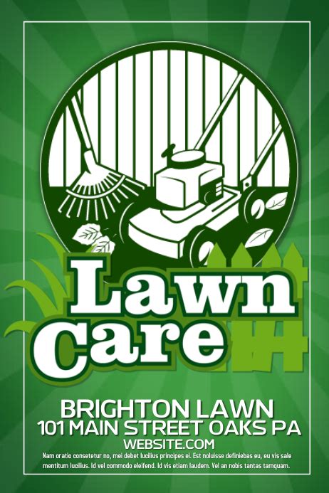 Lawn Care Template Postermywall