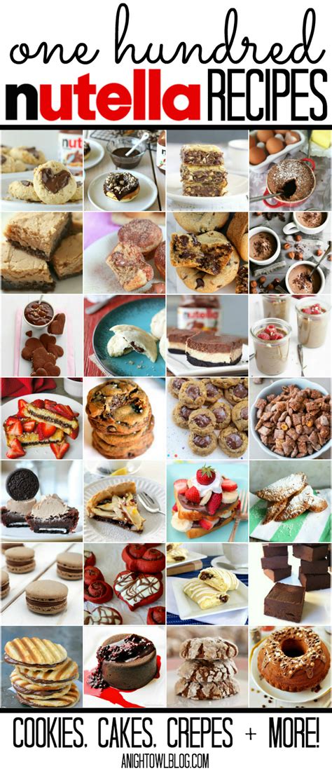 100 Nutella Recipes | A Night Owl