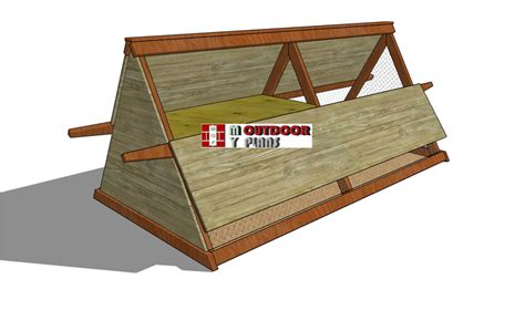 How-to-build-an-A-frame-chicken-coop | MyOutdoorPlans