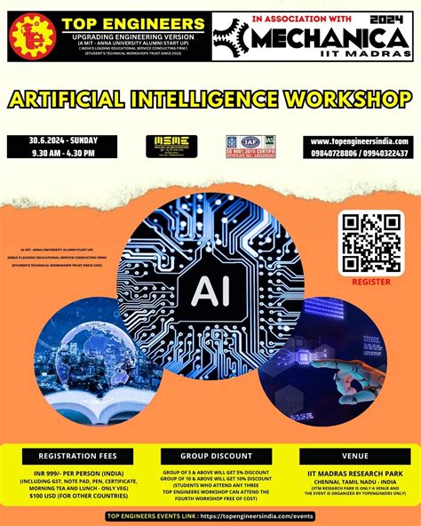 Artificial Intelligence Workshop 2024 Top Engineers Workshop Chennai