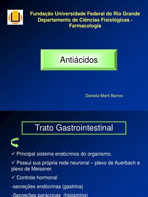 Antiacidosppt Gastroenterologia Especialidades Médicas