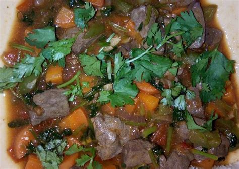 Liver Stew Recipe by Alex Otieno - Cookpad