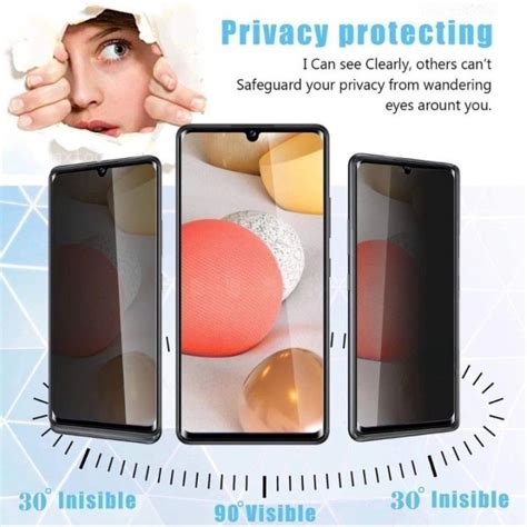 In For Vivo V E V Pro G Privacy Screen Protect Glass Film