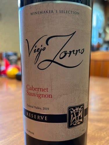 Viejo Zorro Winemaker S Selection Reserve Cabernet Sauvignon Vivino US