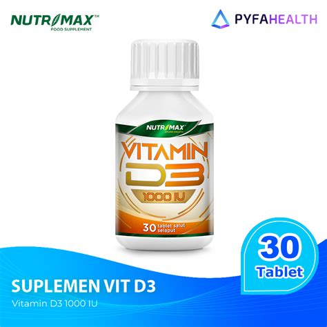 Nutrimax D3 1000 IU Tablet 30 Tablet 60 Tablet Lazada Indonesia