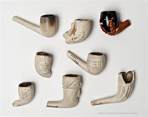 Tobacco Pipes In The Archeological Collection Of The Museum Museum Of The History Of Riga And