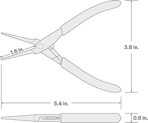 Tekton Mini Needle Nose Pliers Serrated Jaw Pmn01001 Ebay