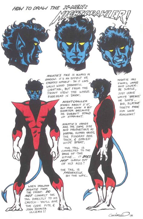 Nightcrawler Character Sheet By Creator Dave Cockr Tumbex