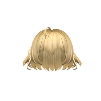 Blonde Fluffy Bob Roblox