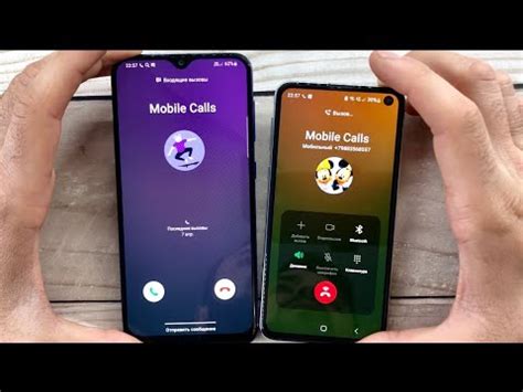 Samsung Galaxy A S Vs Samsung Galaxy S E Mobile Calls Incoming Call