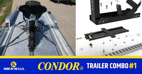 Trailer Combo 1 Sc 2000 E Track Adapter Made In Usa Condor