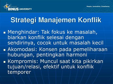 Strategi Manajemen Konflik Ilmu