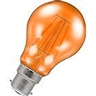 Status Incandescent GLS Fireglow Light Bulb Large Bayonet Cap Pack Of