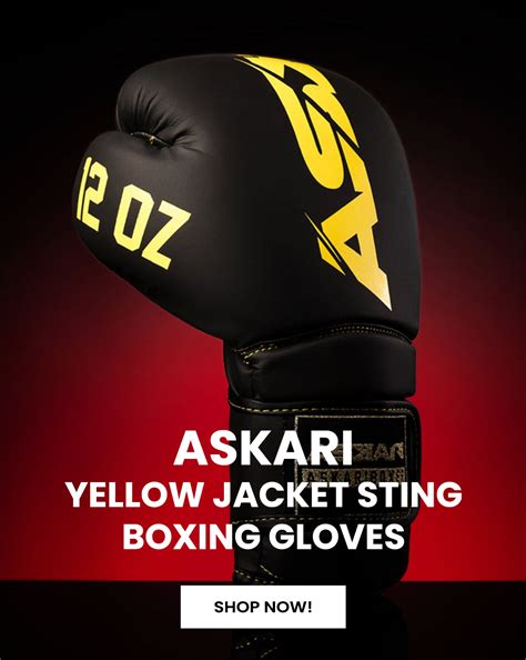 The Yellow Jacket Sting Gloves - Askari Fighter