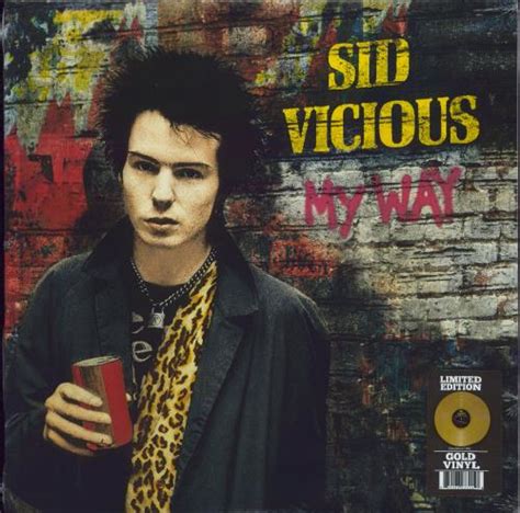 Sid Vicious My Way Gold Vinyl Sealed Us 12 Vinyl Single 12 Inch