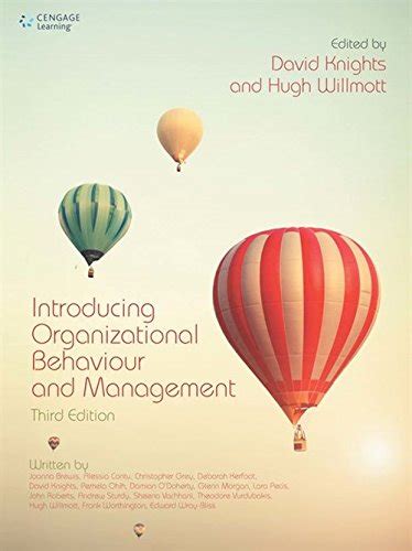 Introducing Organizational Behaviour And Management Uk