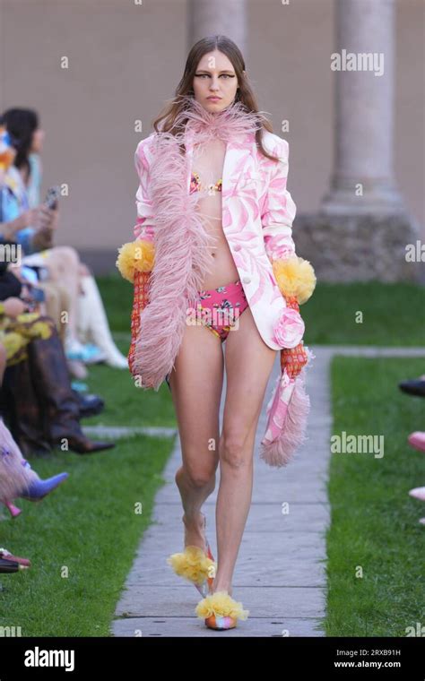 Milan Italy 24th Sep 2023 Milan Fashion Week Spring Summer 2024 Shuting Qiu Fashion Show