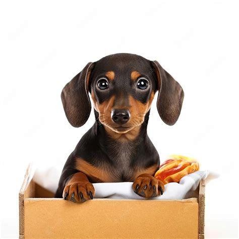 Premium AI Image | Hot Dog Vendor Dachshund