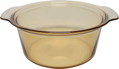 3 5 L Dutch Oven Amber Glass Pot And Visions V 33 C 3 5 Qt Lid Cover