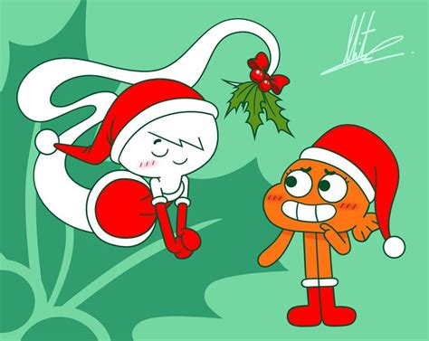 Carrie X Darwin Christmas: Mistletoe | The amazing world of gumball ...