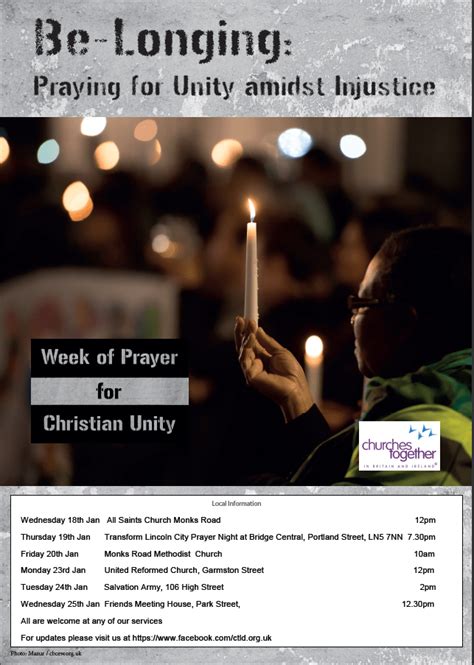 Prayer for Christian Unity: | The Methodist Church - Lincoln