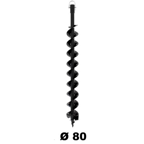 Mèche SEMI PROFESSIONNELLE Ø 80 mm pour tarière thermique Leroy Merlin