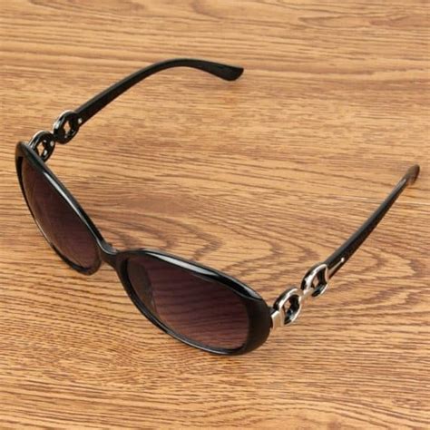 Retro Uv400 Uv Protection Pc Frame Ac Lens Sunglasses Black Blgt