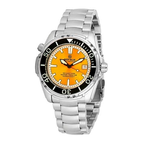 Deep Blue Sea Quest 42Mm 1500M Automatic Unisex Watch SQUESTAUTOYEL