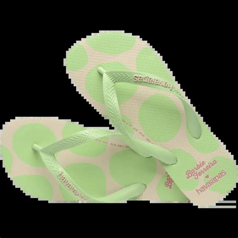 Acqua Top Print Barbie Ferreira Flip Flops Havaianas