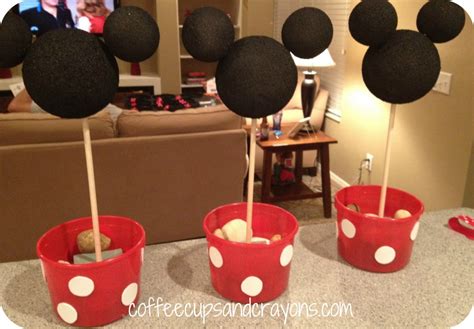 Mickey Mouse Table Centerpieces