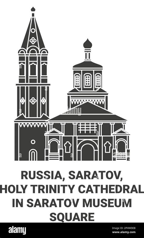 Russia Saratov Holy Trinity Cathedral In Saratov Museum Square Travel