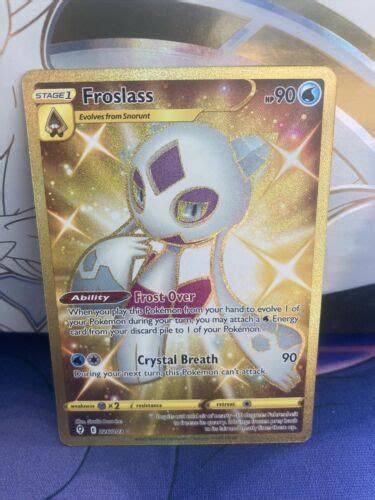 Pokémon Tcg Froslass Evolving Skies 226203 Holo Secret Rare Ebay