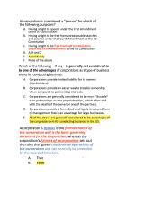 BLAW Exam 4 Review Notes Docx DIRECTORS CANNOT DECLARE DIVIDEN IF