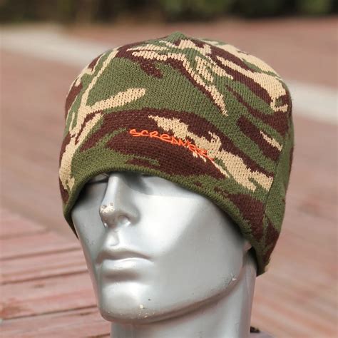 Hat Male Fashion Thickening Camouflage Knitted Hat Hat Polar Fleece