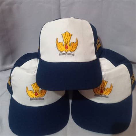 Jual Topi Smp Bordir Logo Tutwuri Lama Shopee Indonesia