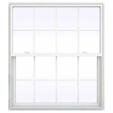 Reviews For Jeld Wen 47 5 In X 53 5 In V 2500 Series White Vinyl Single Hung Window With