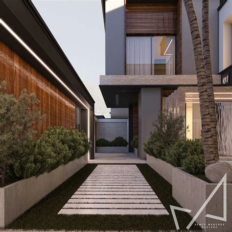 MODERN villa Exterior design on Behance