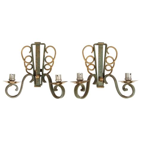 A Pair of Art Deco Wall Sconces at 1stdibs