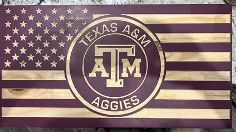 College Football Wooden Flags - Etsy