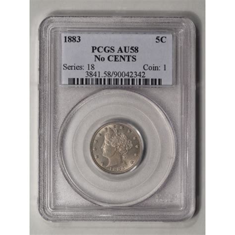 C No Cents Liberty Nickel Type No Cents Pcgs Au