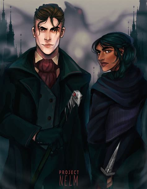 Projectnelm Kaz And Inej Oh My Word Six Of Crows Crow Crow Art