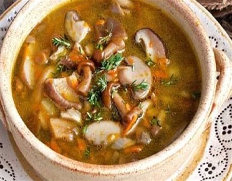 Receta De Sopa De Hongos