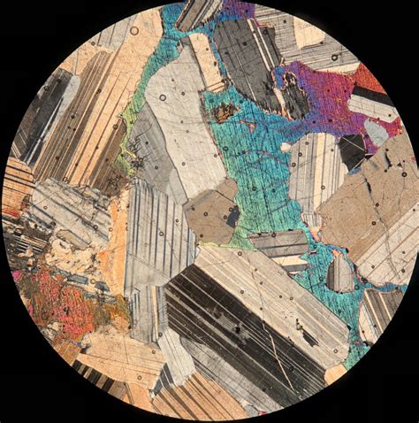 Pyroxene Plagioclase Thin Section