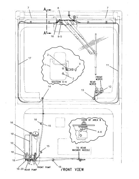 W Wiper Washer Gp Window S N Z Up Z Up Part Of D