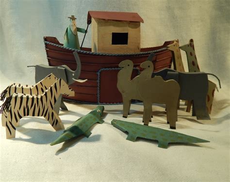 Vintage Noah's Ark Display - Etsy