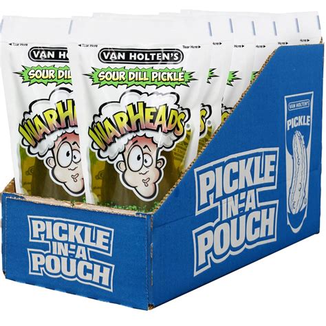 Van Holten S Pickles Jumbo Warheads Pickle In A Beutel St Ck